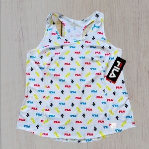 Fila Women’s Performance Racer Tank All Over Print BRAND NEW